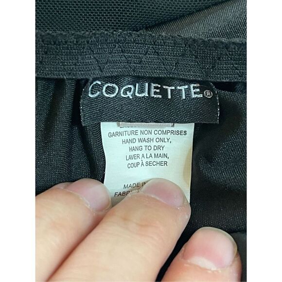 Coquette black blue nightie chemise 3x/4x - Picture 5 of 7